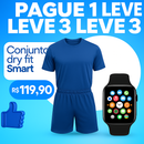 Conjunto Dry Fit + Smartwatch por R$ 119,90